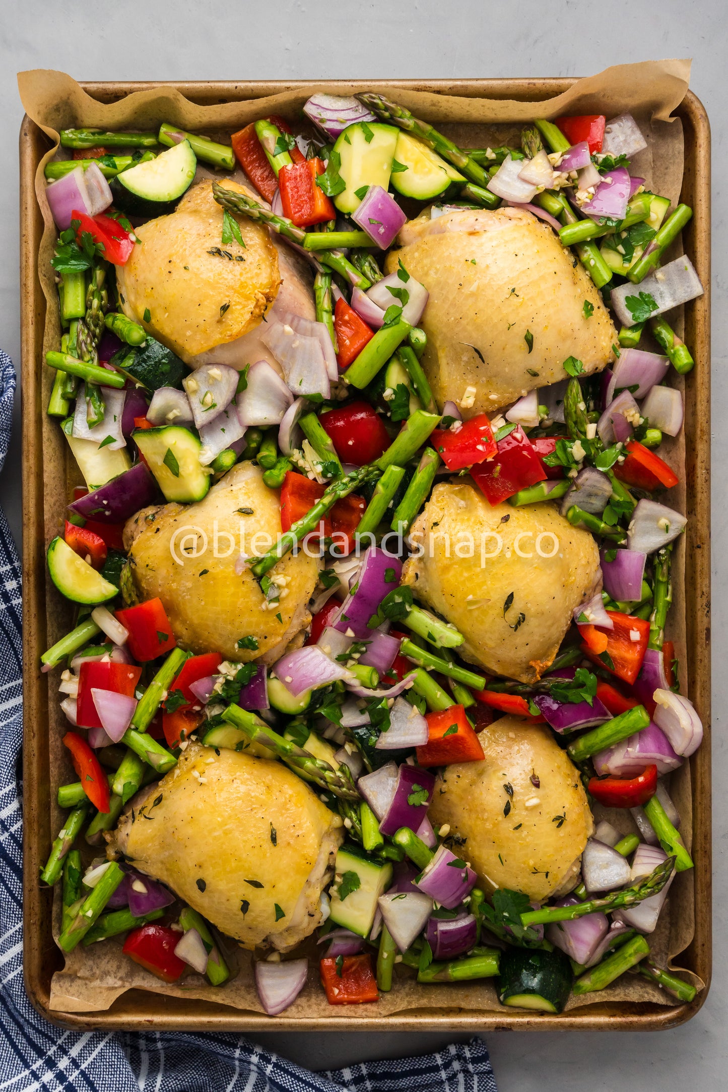 Chicken and Veggies Sheet Pan