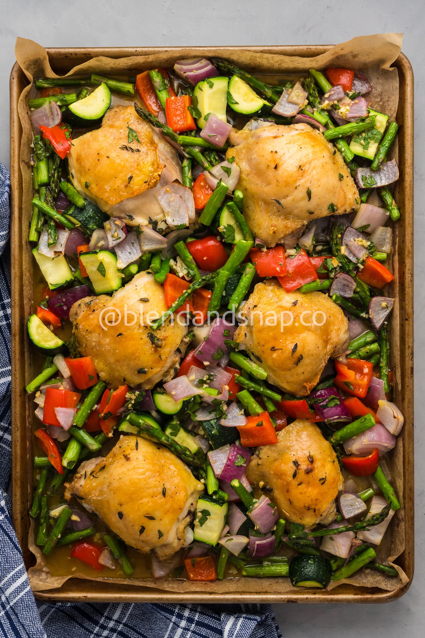 Chicken and Veggies Sheet Pan