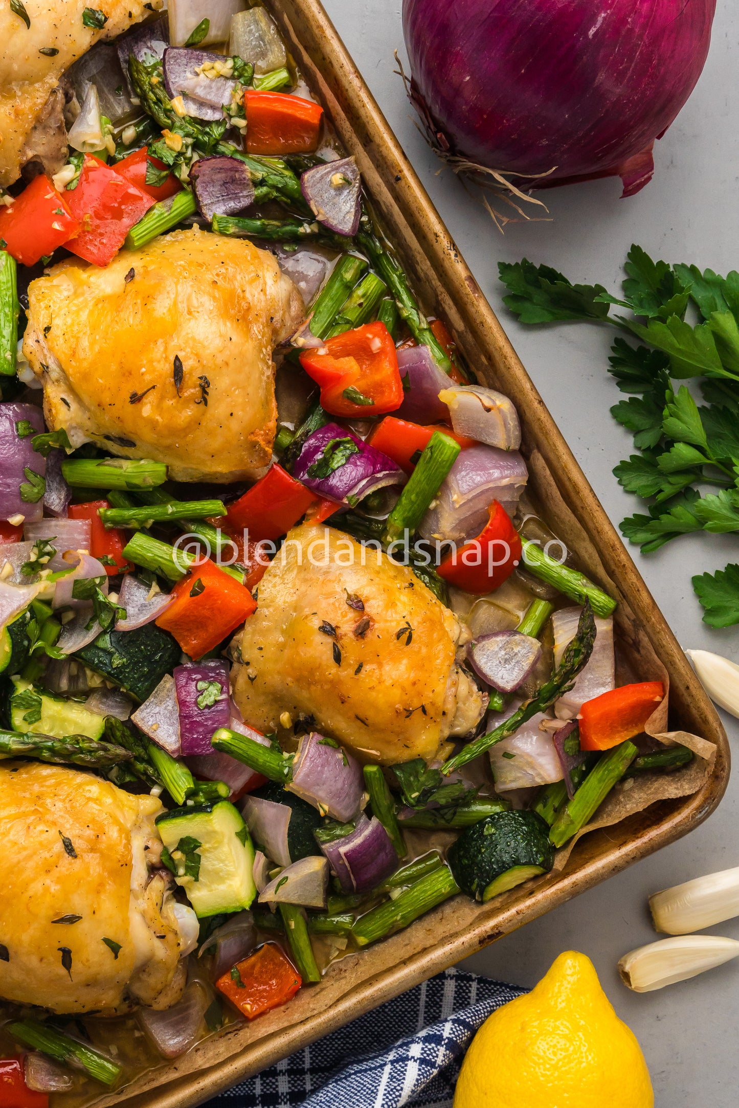 Chicken and Veggies Sheet Pan