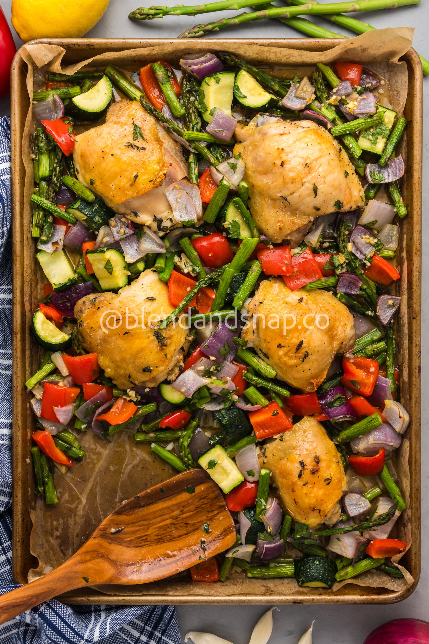 Chicken and Veggies Sheet Pan