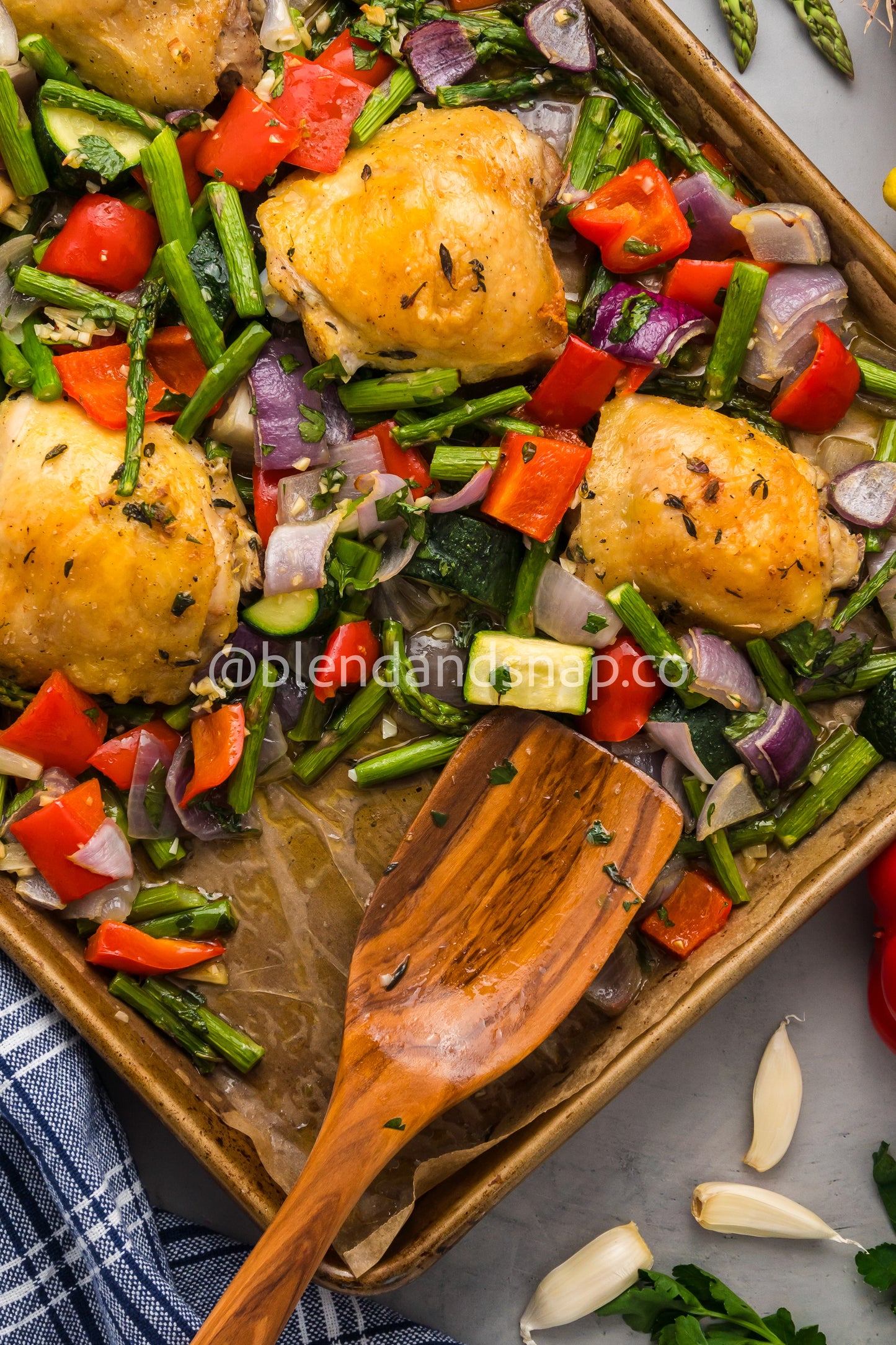 Chicken and Veggies Sheet Pan