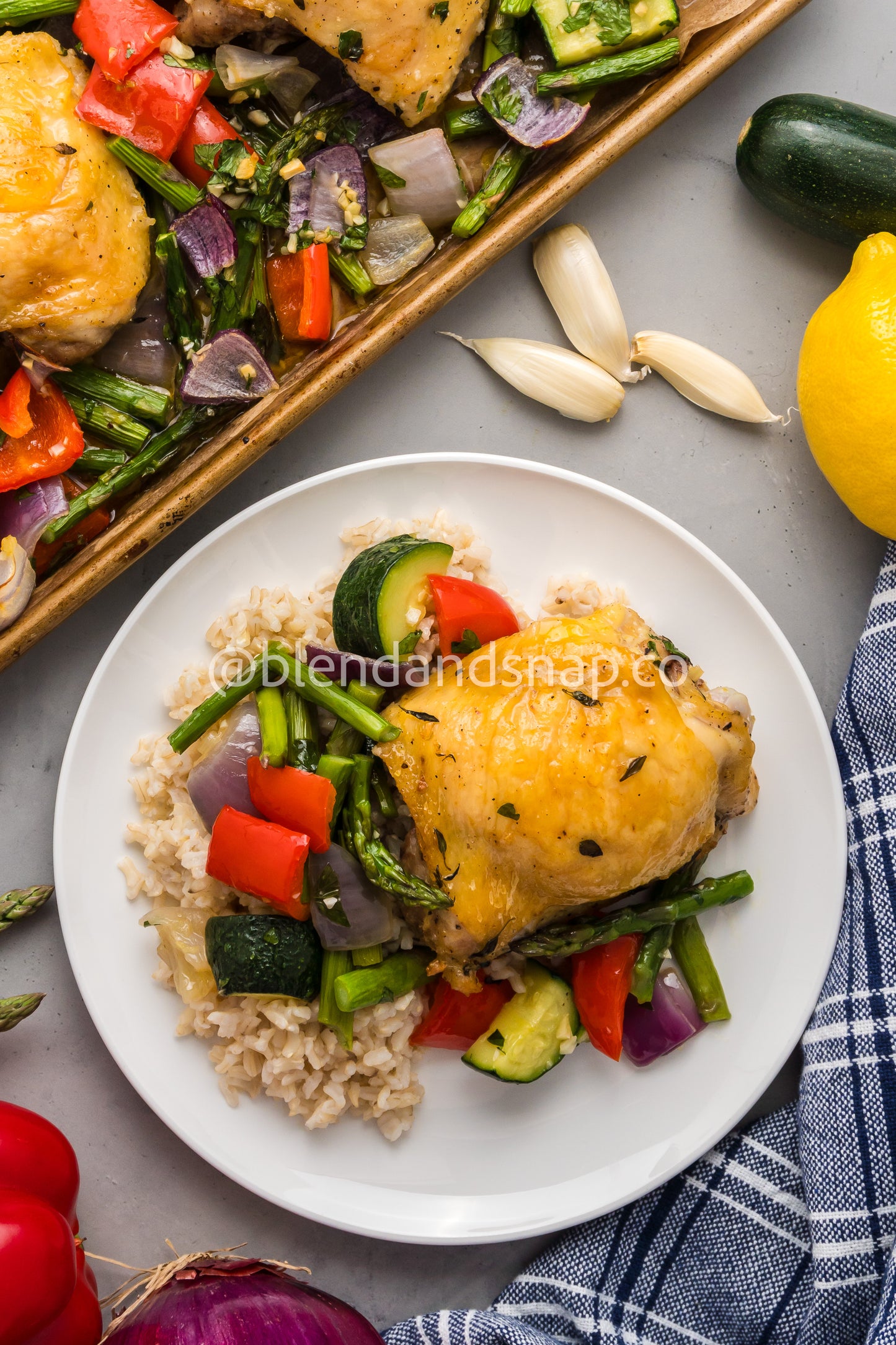 Chicken and Veggies Sheet Pan
