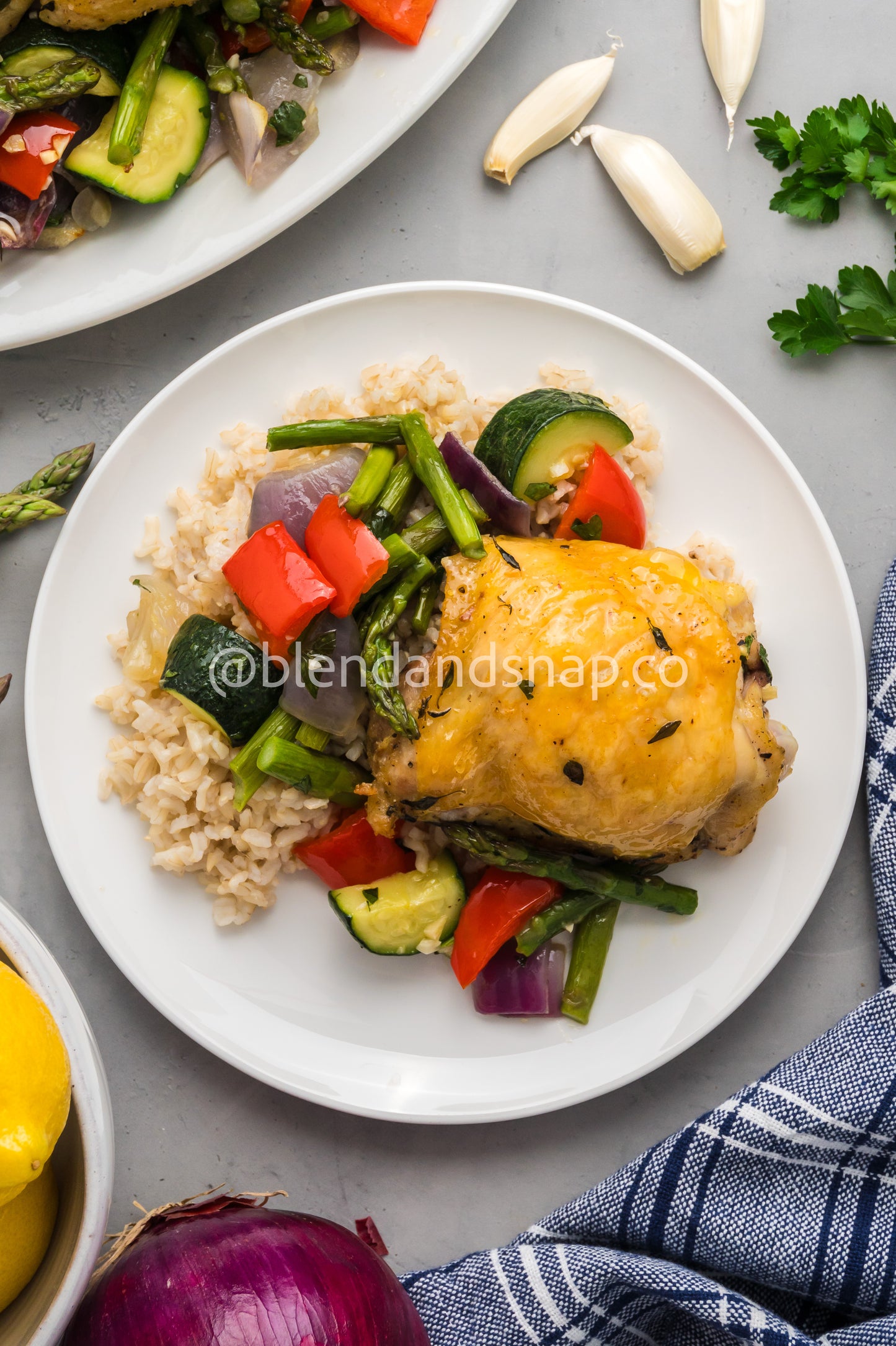 Chicken and Veggies Sheet Pan