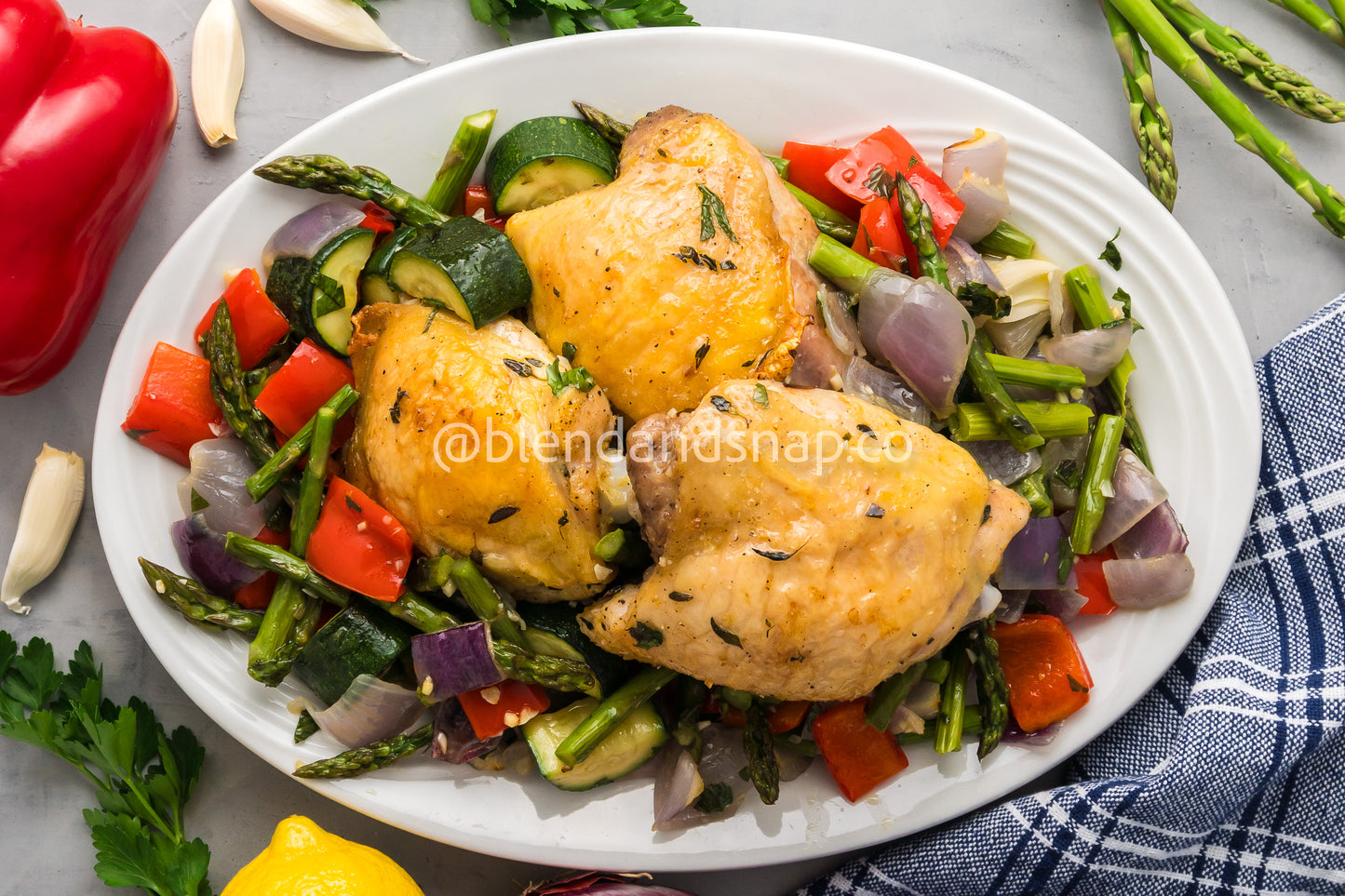Chicken and Veggies Sheet Pan