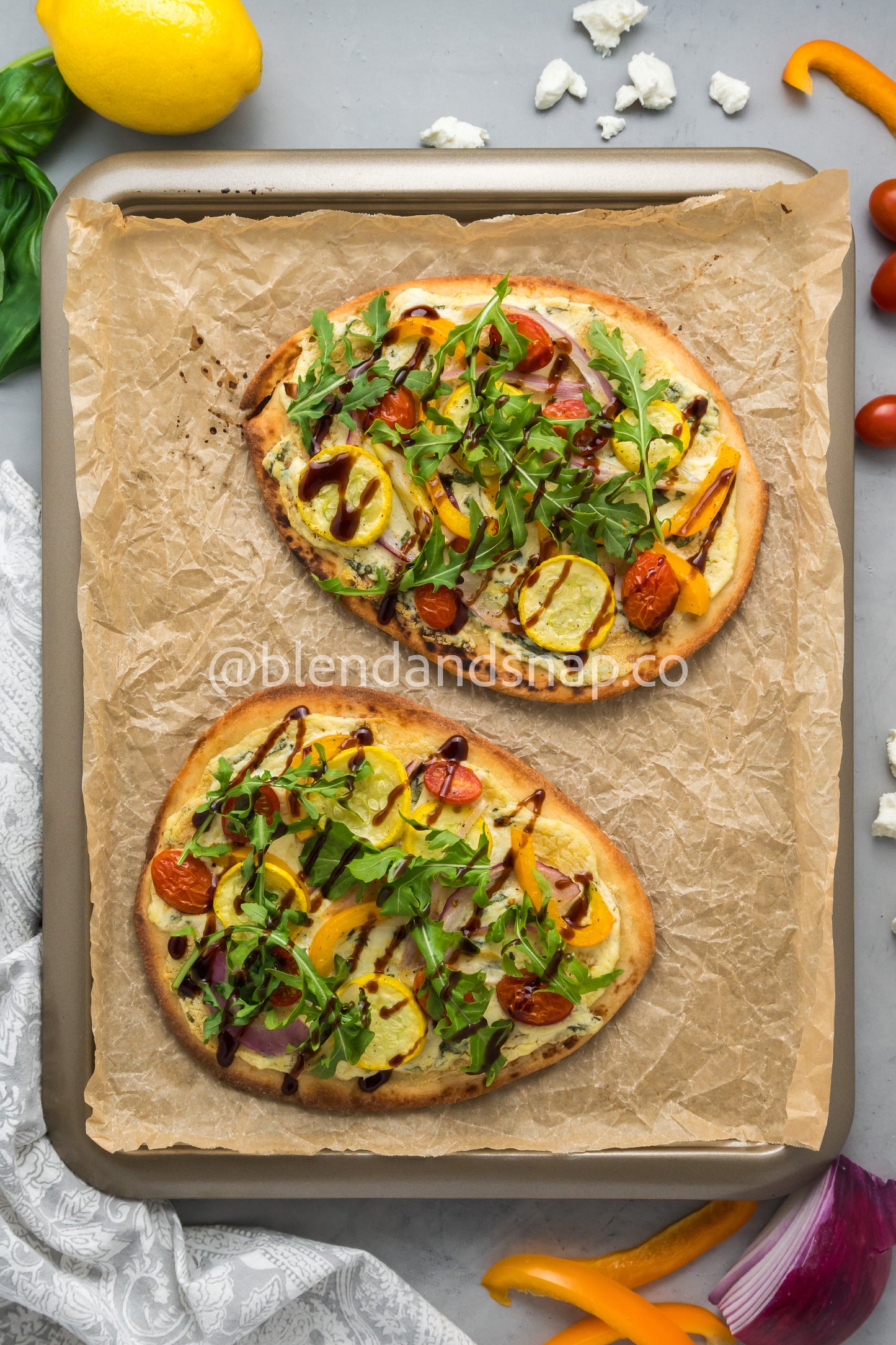 Goat Cheese Flatbreads