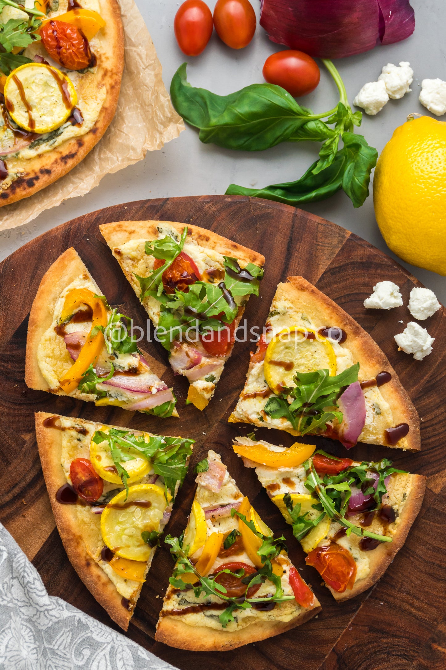 Goat Cheese Flatbreads