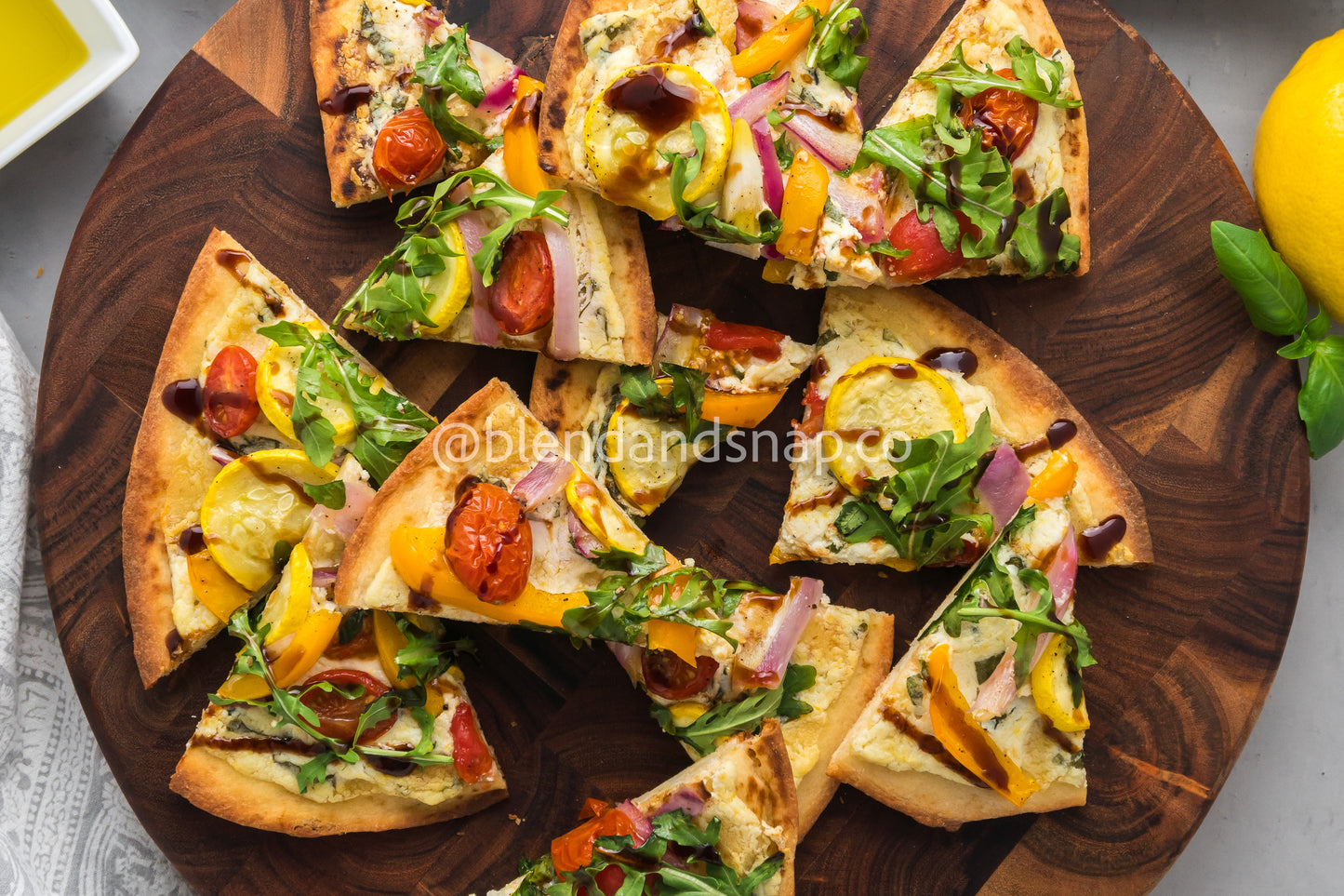 Goat Cheese Flatbreads