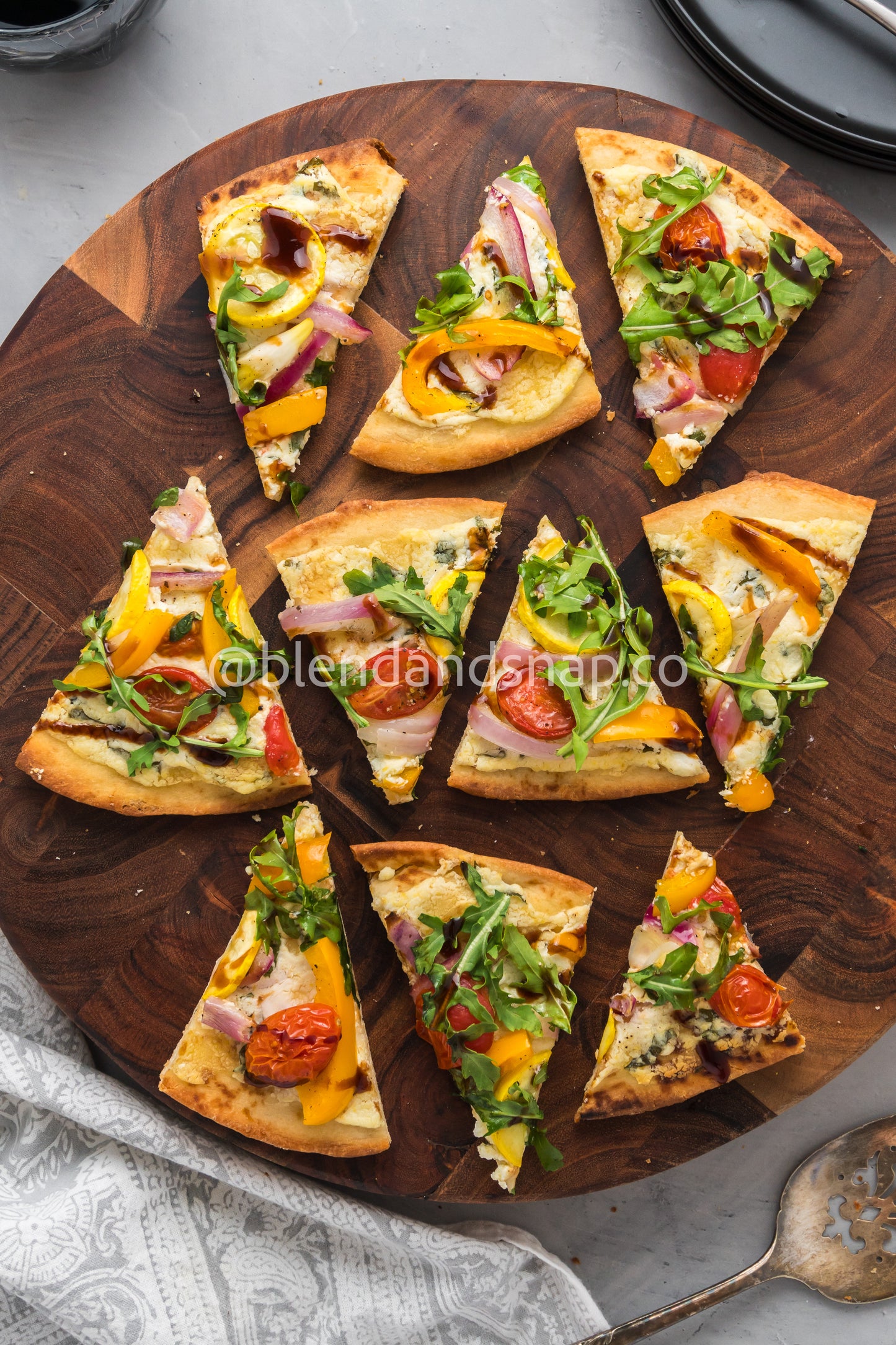 Goat Cheese Flatbreads