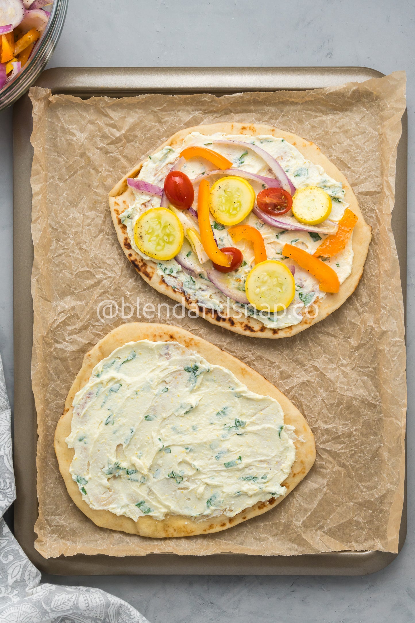 Goat Cheese Flatbreads