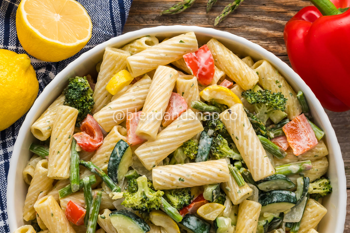 Roasted Vegetable Pasta Salad