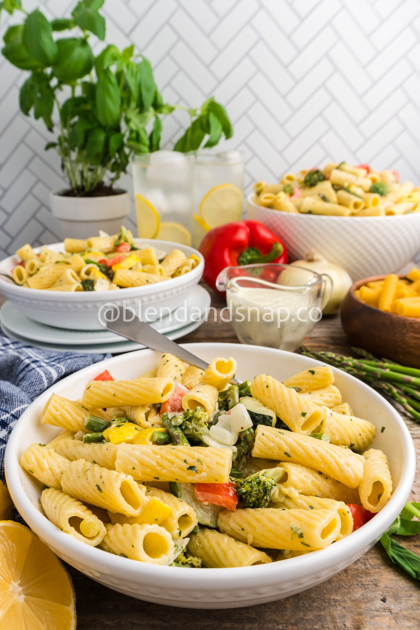 Roasted Vegetable Pasta Salad